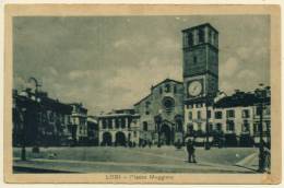 LODI PIAZZA MAGGIORE 1918 - Lodi