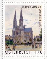 Austria - 200. Geburtstag Rudolf Von Alt - Unused Stamps