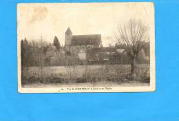 45 Vue De COURTENAY Avec L'église - Courtenay