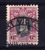 Southern Rhodesia - 1933 - 6d Definitive (Perf 11½) - Used - Rhodesia Del Sud (...-1964)