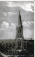 Beatiful   Old  Post Card    "  Chesterfield,   Parish  Church  " - Derbyshire