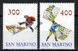 1984 - SAINT-MARIN - SAN MARINO - Sass. 1137/38 - Sbandieratori - MNH - New Mint - - Ongebruikt