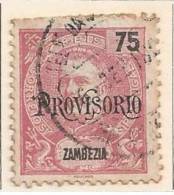 ZAMBÉZIA- 1903, D. Carlos I, Com Sobrecarga «PROVISÓRIO»  75 R.   (o)  MUNDIFIL  Nº 45 - Zambezia