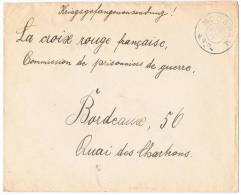 Bayern Brief Reservestempel Moosham 1915, Kriegsgefangenensendung Nach Bordeaux - Prisoners Of War Mail