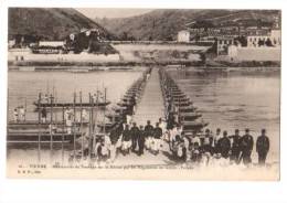 38----VIENNE---manoeuvres De Pontage Sur Le Rhône--voir Scan - Vienne