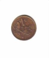 SOUTH AFRICA    1  CENT  1976  (KM# 91) - Afrique Du Sud