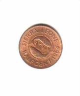 SIERRA LEONE    1/2  CENT   1964  (KM# 16) - Sierra Leona