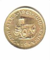 SOUTH AFRICA    1  CENT   1961 (KM# 57) - Afrique Du Sud