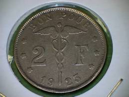 Belgique Albert I 1923 FR  2  Francs Bon Pour - 2 Francos