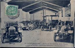 ALAIS(30)garage Champeyrache.Bd Gambetta.Tres Belle Cpa. Tres Bon état - Alès