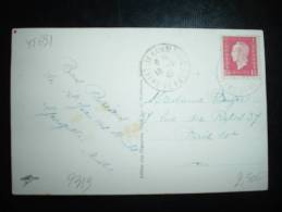 CP TP MARIANNE DE DULAC 1,50 F OBL. 16-?-45 SAINT JEAN DE MONTS (85 VENDEE) - 1944-45 Marianne Van Dulac
