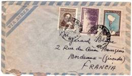 Argentine: 1952 Belle Lettre Voyagée  Vers Bordeaux - Brieven En Documenten