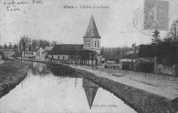 CLAYE  -   L'EGLISE  ET  LE  CANAL - Claye Souilly