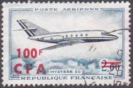 Réunion Obl. N° PA 61 - Avion Mystère 20 - Airmail