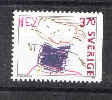 Svezia   -   1995.  Disegno  Infantile.  Child Drawing.  MNH - Poupées