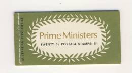 AUSTRALIE 1969 PREMIERS MINISTRES CARNET YVERT N°397/400 NEUF MNH** - Booklets