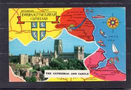 32990   Regno  Unito,    Durham  -  Tyne  & Wear - Cleveland  -The  Cathedral  And  Castle,  VG - Other & Unclassified