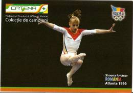 GYMNASTICS,SIMONA AMANAR,ROAMANIAN GYMNAST, MULTIPLE EUROPEAN,WORLD,OLYMPIC CHAMPION - ROMANIA, WOMEN'S GYMNASTICS TEAM - Gymnastique