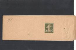 EB015 - Entier Postal Bande Journal Semeuse 2c - N° Imprimé 709 - Streifbänder