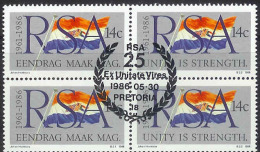 SOUTH AFRICA 1986 CTO Stamp(s) Republic Block 687-688 #3580 - Gebruikt