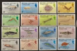 Antarctique Britanique BAT 1984 N° 128 / 43 ** Poisson, Méduse, Crevette, Areignée, Serolis, Todarodes, Tomopteris - Andere & Zonder Classificatie