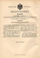 Original Patentschrift - Otto Poppe In Kirchberg I.S., 1906 , Schuhanzieher , Schuhe , Schuster !!! - Schuhe