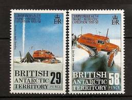 Antarctique Britanique BAT 1988 N° 170 / 1 ** Commonwealth, Sondage Sysmique, Neige, Banquise, Crevasse, Chenillette - Other & Unclassified