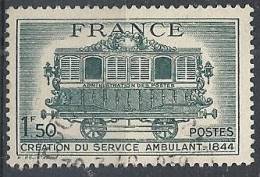 1944 FRANCIA USATO SERVIZIO POSTALE AMBULANTE - FR561 - Used Stamps