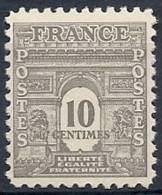 1944 FRANCIA ARCO DI TRIONFO 10 CENT MNH ** - FR562 - 1944-45 Arc De Triomphe