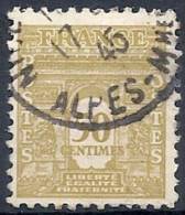 1944 FRANCIA USATO ARCO DI TRIONFO 50 CENT - FR564 - 1944-45 Arco Del Triunfo