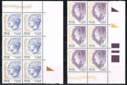 Italia 2002  €. 0,02 - 0,03 La Donna Nell´Arte  12  Valori Nuovi** Integri Angolo Di Foglio - Blocks & Sheetlets