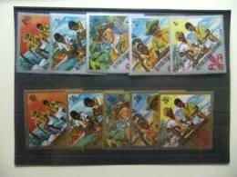 BURUNDI 1967    Yvert Nº 238 - 242 ** +  PA 57 - 61 **   60º ANIVERSARIO DEL SCOUTISMO - Unused Stamps