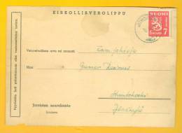 Finland: Lot #11  Old Cover 1951 - Fine - Covers & Documents