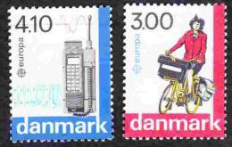 CEPT / Europa 1988 Danemark N° 924 Et 925 ** Transports Et Communications - 1988