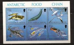 Antarctique Britanique BAT 1994 N° 255 / 60 ** Poissons, Phoque, Baleine, Champsocephalus, Krill, Martialia, Albatros - Otros & Sin Clasificación