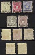 LEVANT AUTRICHIEN / 1888 SERIE COMPLETE # 15 A 19 * / COTE 85.00 EUROS (ref T1476) - Oriente Austriaco