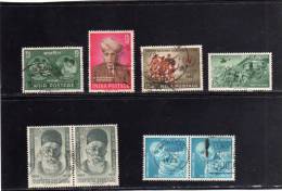 INDIA INDE INDIEN 1960 1963 1966 Children Playing Visvesvaraya UNICEF Day Artillery Dadabhoy Naoroji SWAMI RAMA TIRTHA - Used Stamps