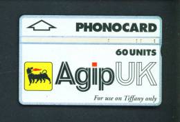 UK  -  Optical Phonecard/Oil Or Gas Rig Use Only As Scan - Plateformes Pétrolières