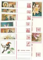 Yugoslavia 1992. Complete Set Of The 13th Serial Of The Postal Stationery Card ,mint,9 Pcs. - Entiers Postaux
