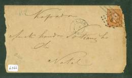 NEDERLANDS-INDIE * BRIEFOMSLAG * Uit 1885  Van PADANG PUNTSTEMPEL 5  Naar NATAL (6366) - Nederlands-Indië