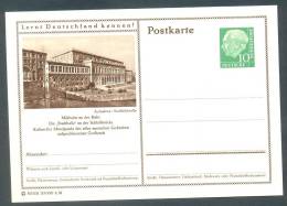 Germany Postkarte Lernt Deutschland Kennen! Mülheim An Der Ruhr Stadthalle Schlossbrücke MNH XX - Geïllustreerde Postkaarten - Ongebruikt