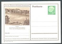 Germany Postkarte Lernt Deutschland Kennen! Stuttgart Höhenpark Ausstellungspark Killesberg MNH XX - Cartes Postales Illustrées - Neuves