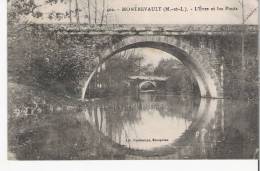 MONTREVAULT 49 L' EVRE Et Les Ponts Véritable CPA En Date Du 02-07-1930 - Montrevault