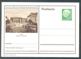 Germany Postkarte Lernt Deutschland Kennen! Kassel Schloss Wilhelmshöhe MNH XX - Postales Ilustrados - Nuevos