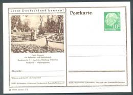 Germany Postkarte Lernt Deutschland Kennen! Fürth Bayern Stadtpark Empfangsgarten MNH XX - Illustrated Postcards - Mint