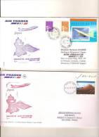 A 340 Deux Pliis   1° Vol PARIS TOKYO Et Retour 25/02/2002 Du 50° Anniversaire - Premiers Vols