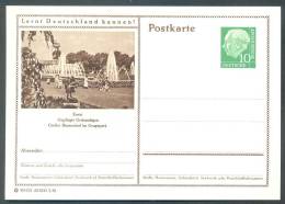 Germany Postkarte Lernt Deutschland Kennen! Essen Grosser Blumenhof Im Grugapark MNH XX - Cartes Postales Illustrées - Neuves