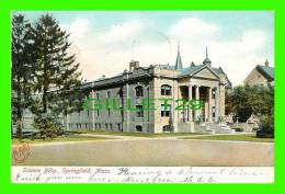 SPRINGFIELD, MA -  SCIENCE BUILDING - TRAVEL IN 1906 - THE METROPOLITAN NEWS CO - UNDIVIDED BACK - - Springfield