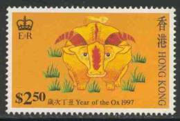 Hongkong 1997 Mi 786 ** “Year Of The Ox” - Embroidery Designs / Stickereien / Broderie / Borduurwerk - Astrologie
