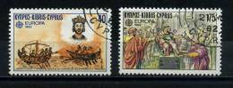 CYPRUS    1982    Europa  Historical  Events      Set  Of  2       USED - Oblitérés